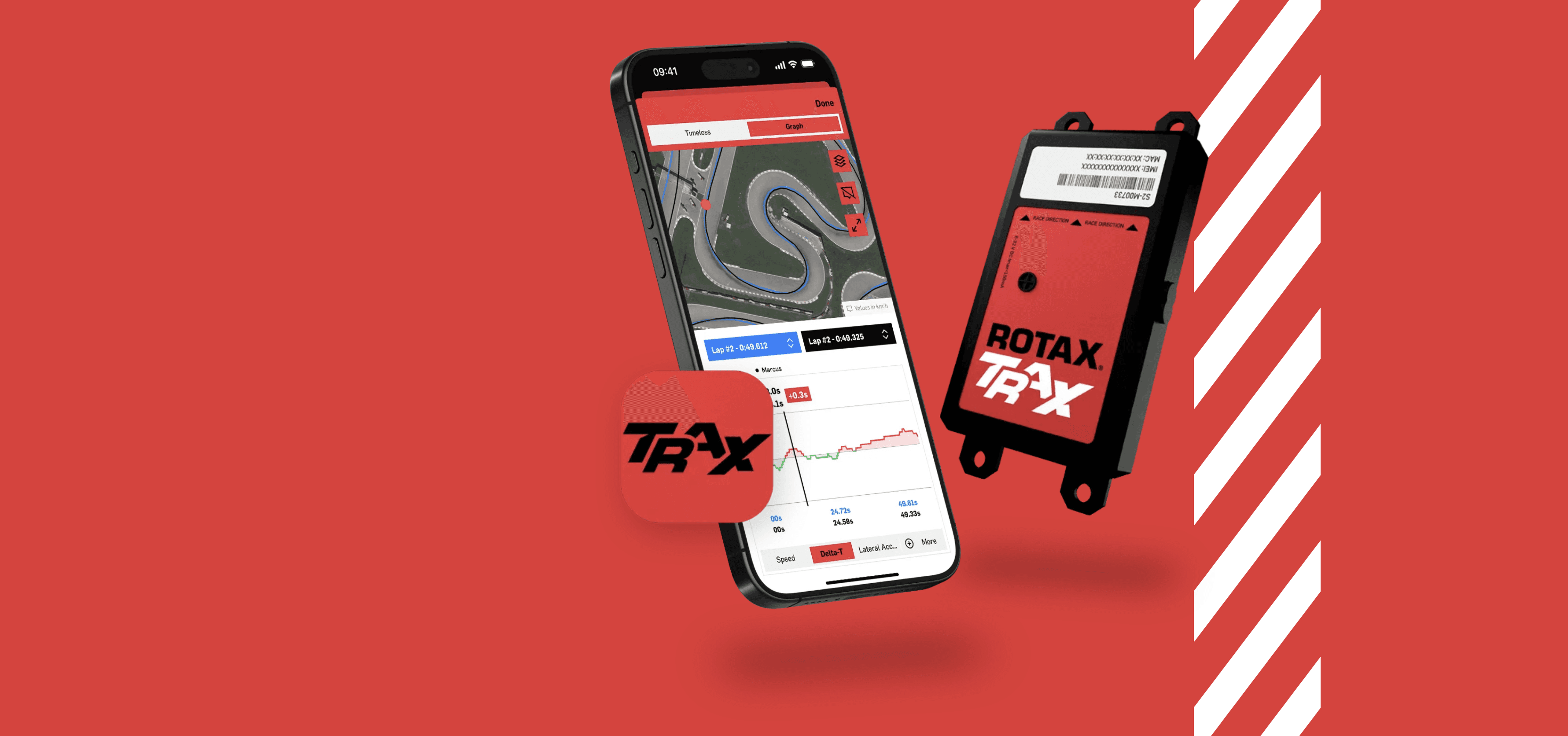 Rotax TRAX App Header