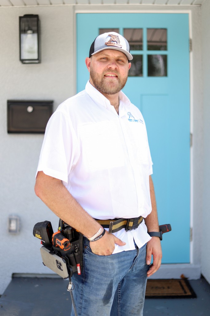 Jonathan Shaw, a home inspector and co-owner