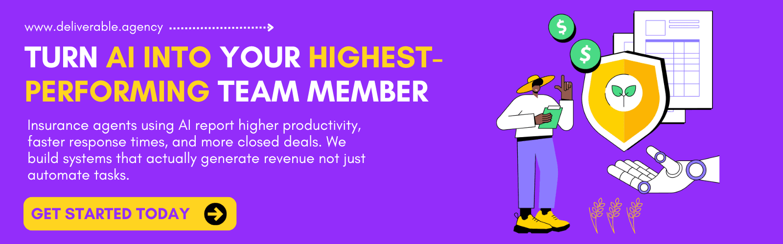 AI Agent For Insurence CTA Banner