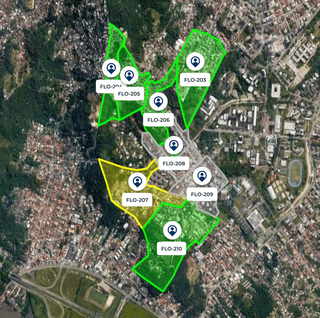 a cell phone on a bench