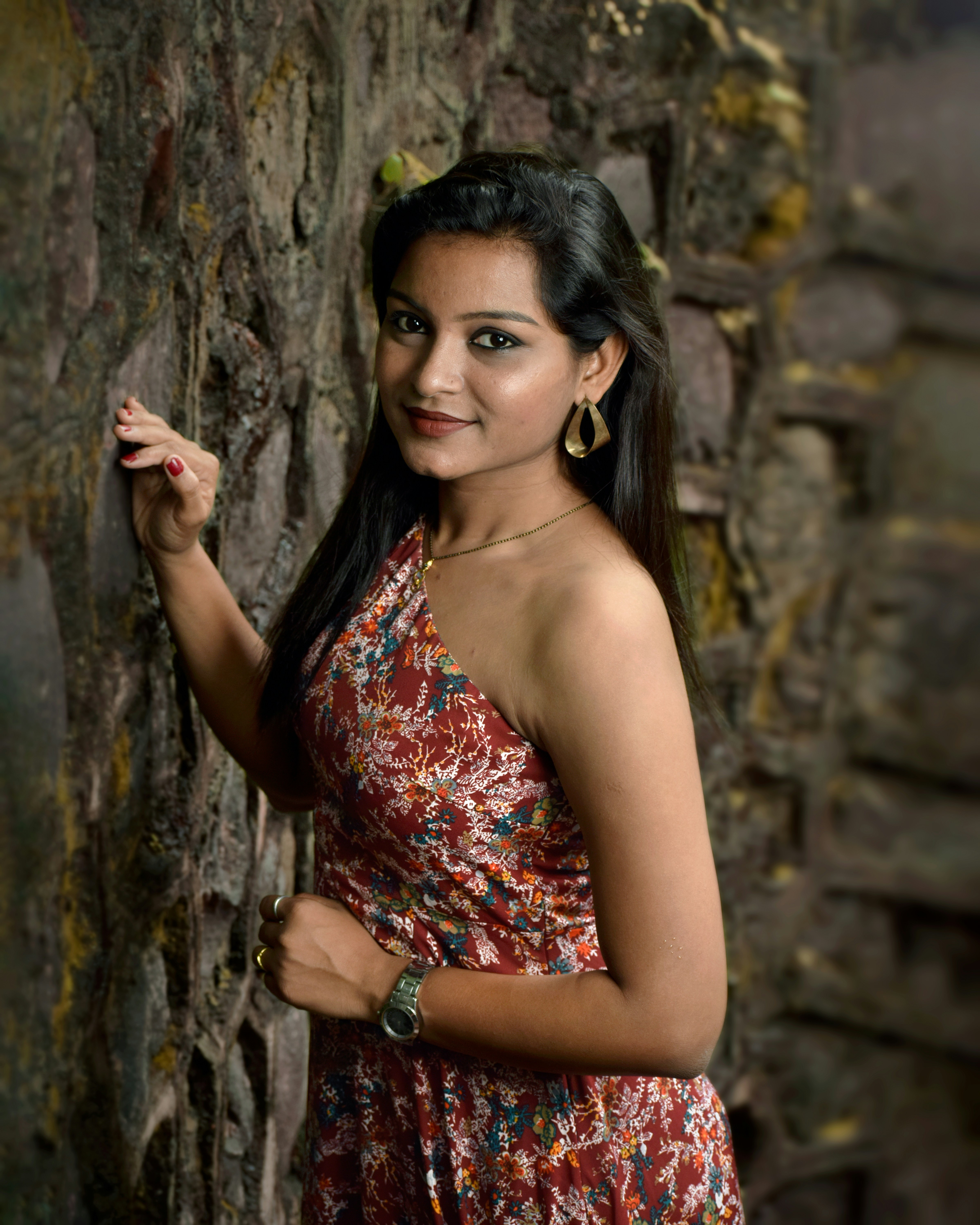 a person posing for a picture