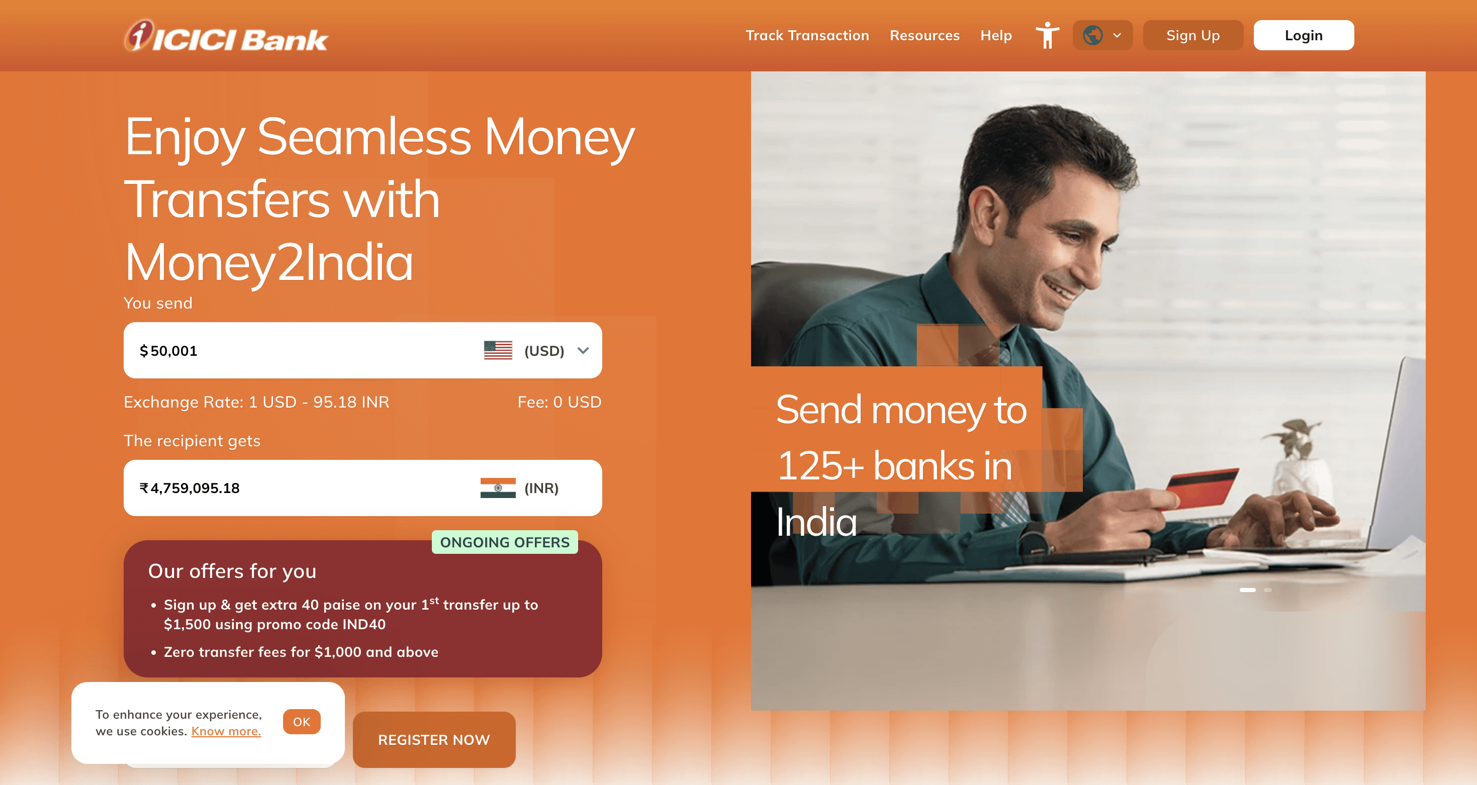 ICICI Bank for International Money Transfer
