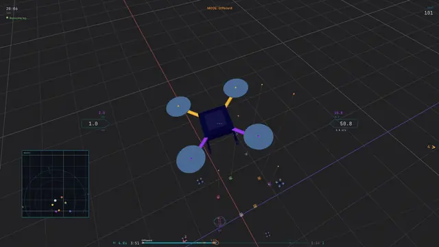 Dropping a marker with B, then labeling it with L