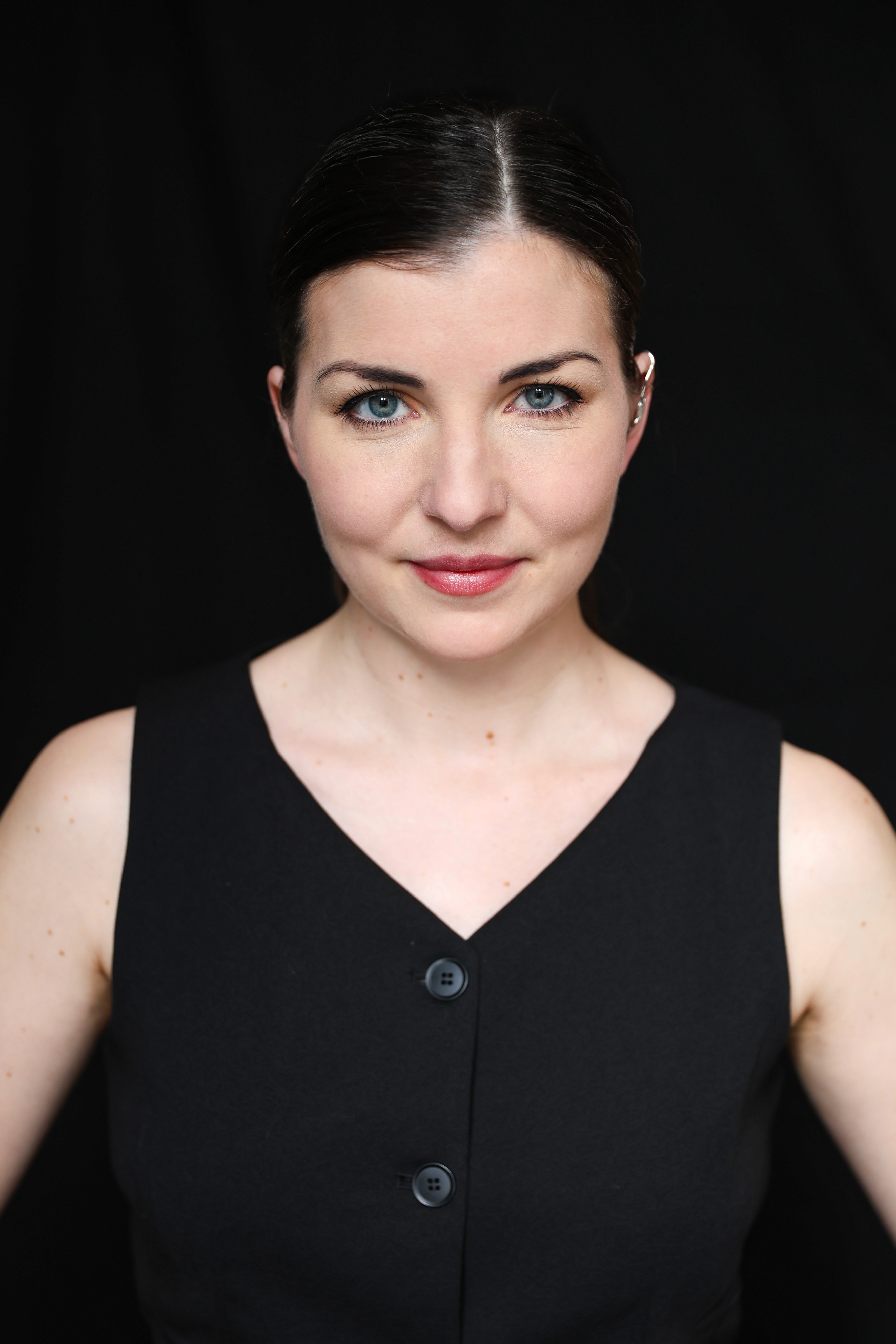 female photographer with red hair