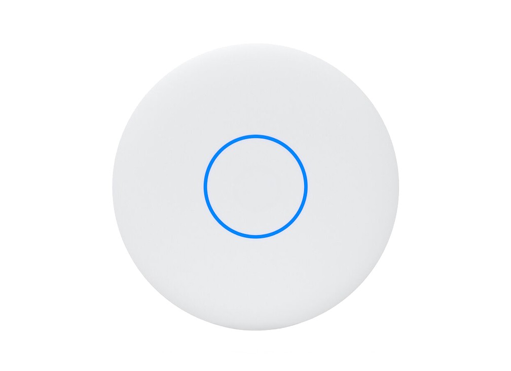 Product photo of a Ubiquiti wireless network router 