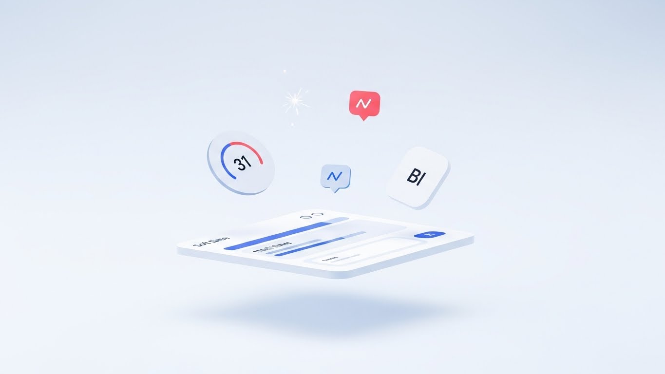 AI suggesting actions like "Optimize onboarding flow" and "Raise pricing tier" based on user data.