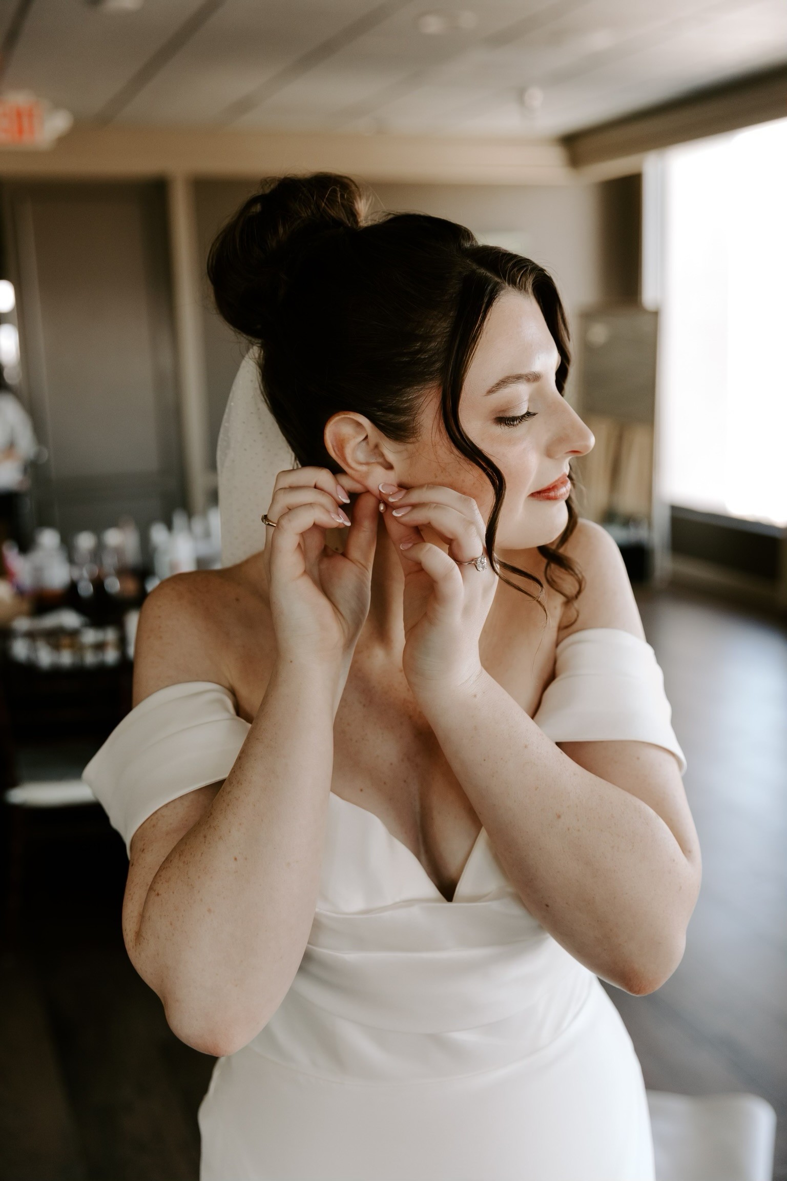 Wedding styled hair and makeup by Holli Regan Owner of Wildflower Salon Studio in Lexington KY