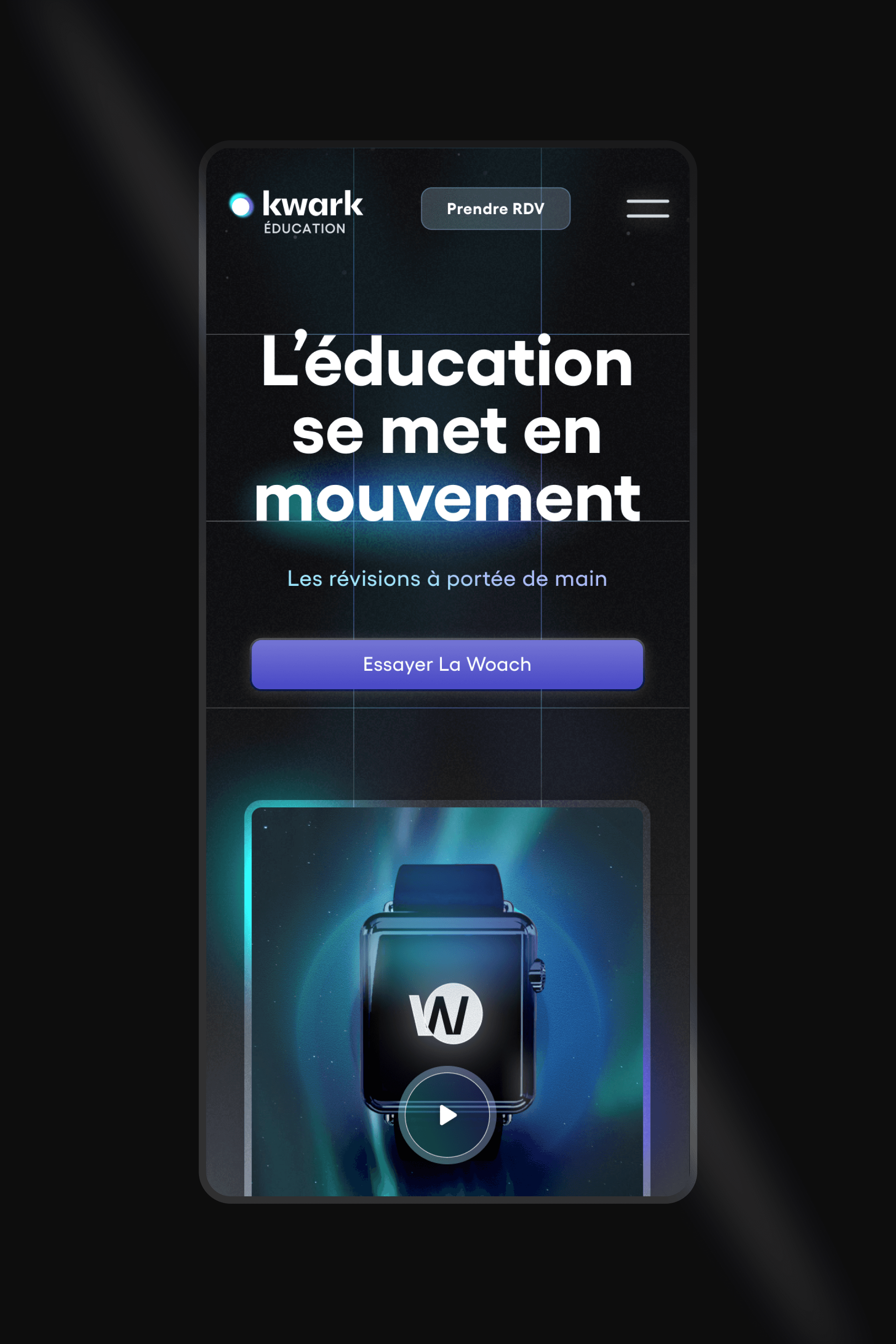 Kwark mobile Offer Landing