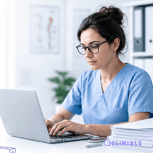 Friendly Clinials team member ready to guide you through a personalised trial content walkthrough