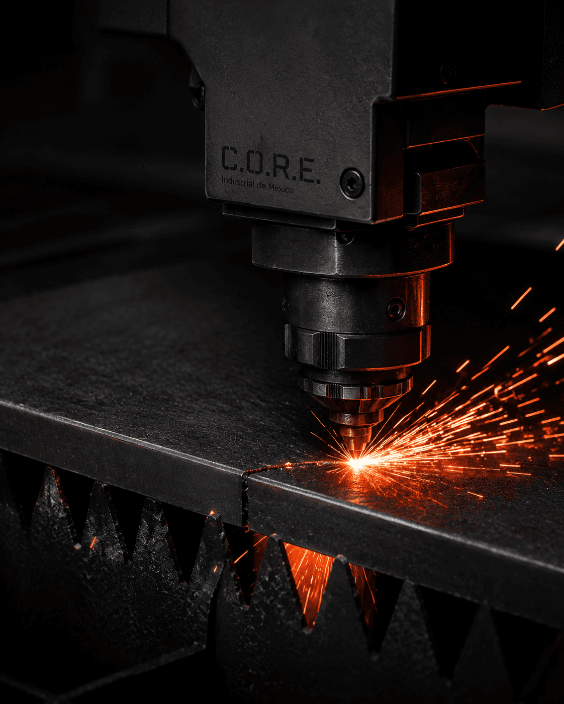 Laser cutting metal