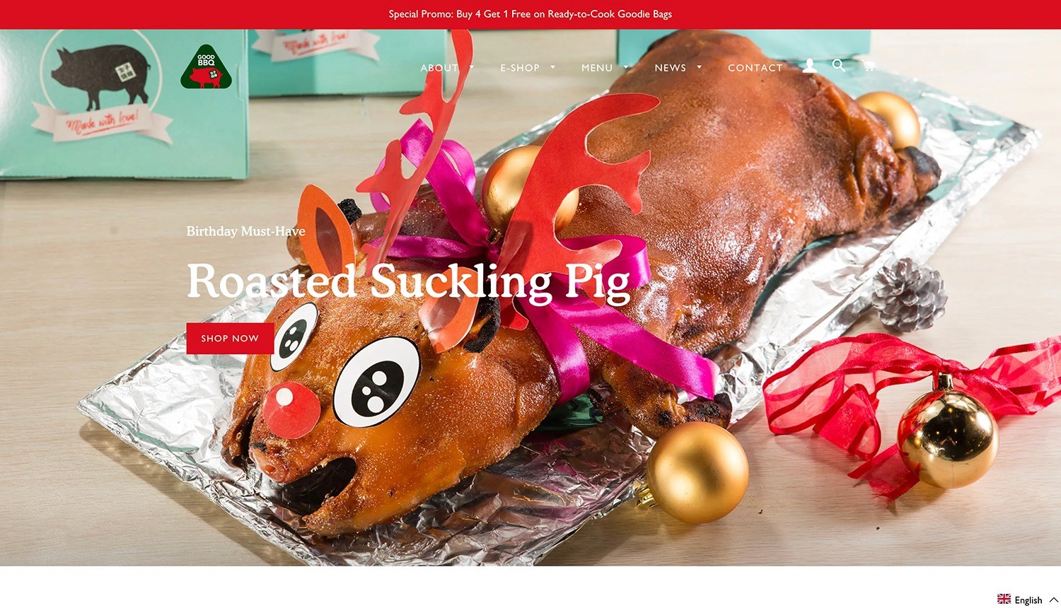 GoodBBQ website design