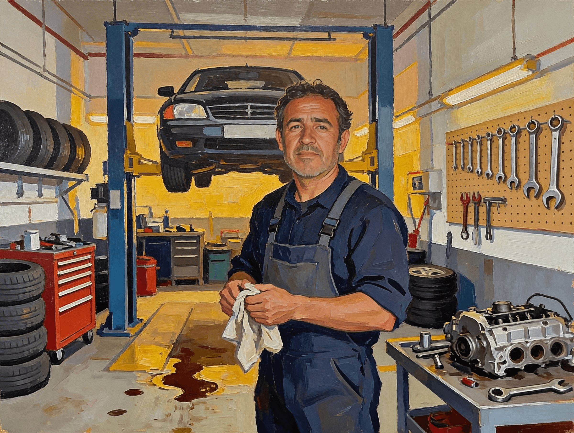 Employees moving through a modern office space with motion blur suggesting active workplace