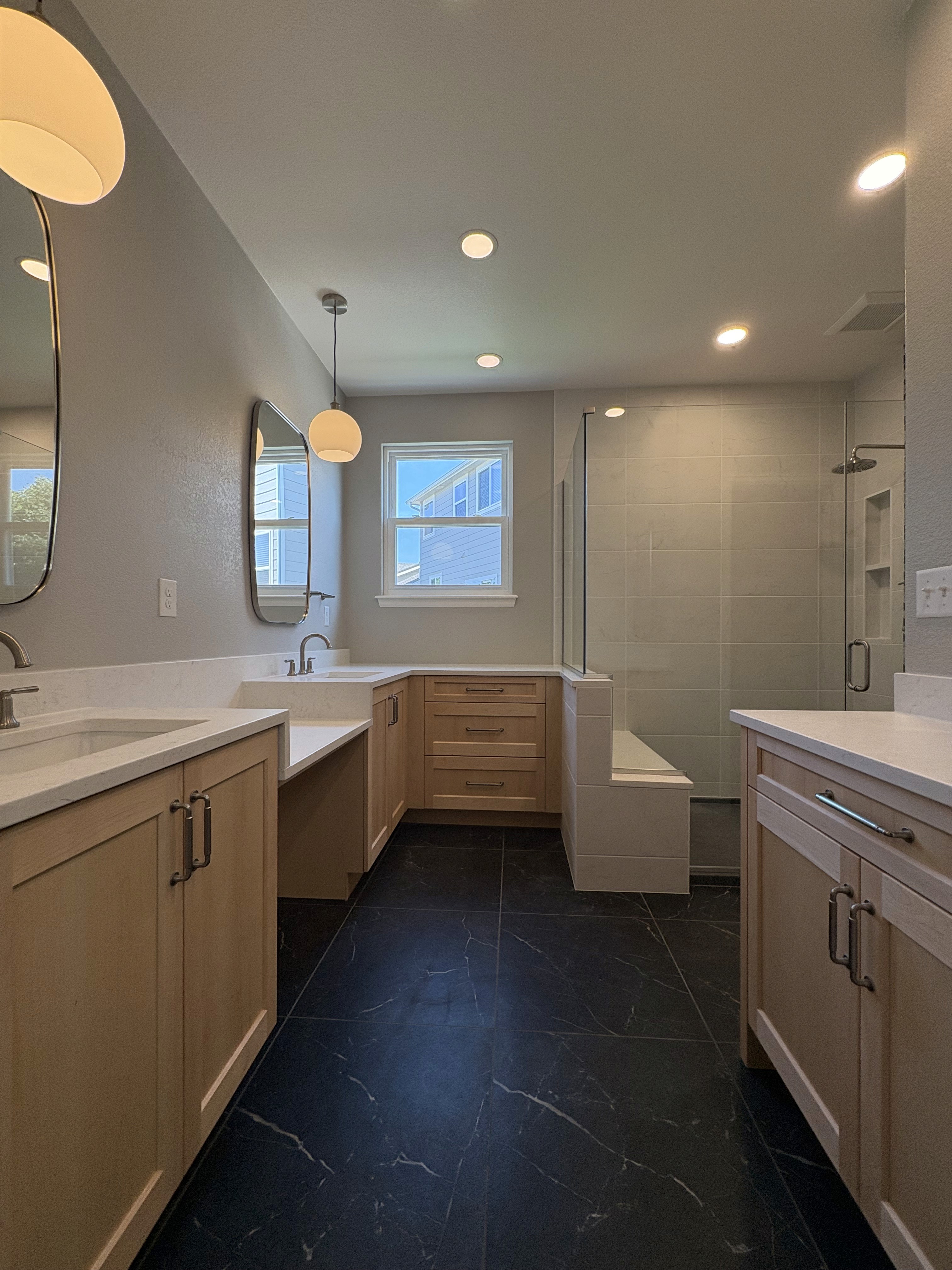 white and brown wooden table with chairs