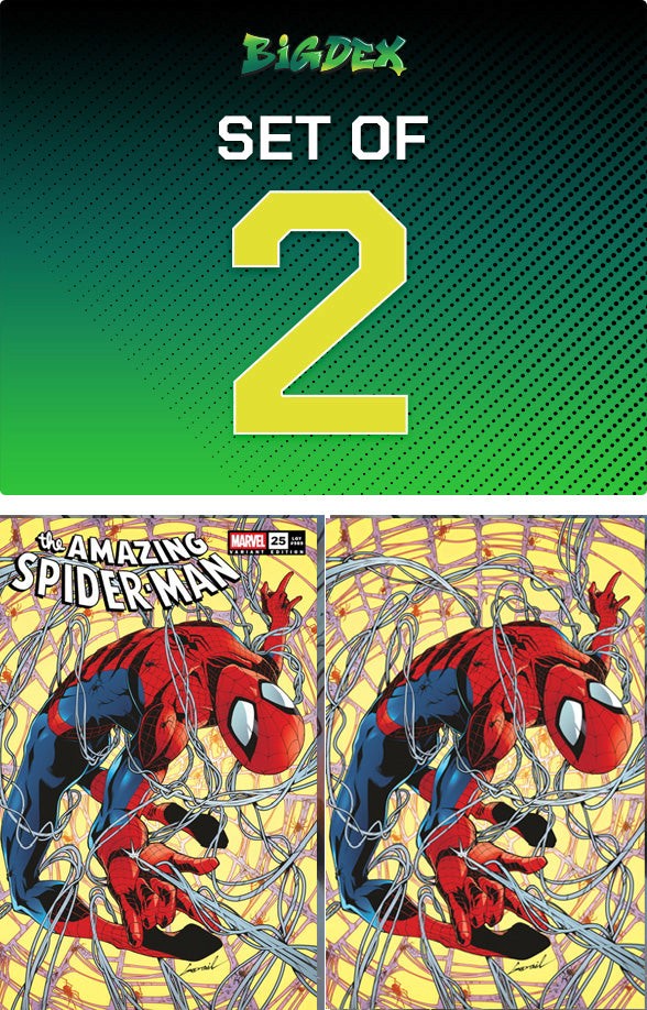 Amazing Spider-Man #25 GODTAIL Big Dex Comics MegaCon Exclusive Trade Dress and Virgin Variant Set