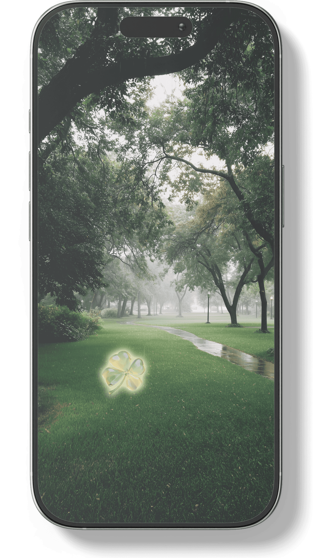AR, rainbow, mockup
