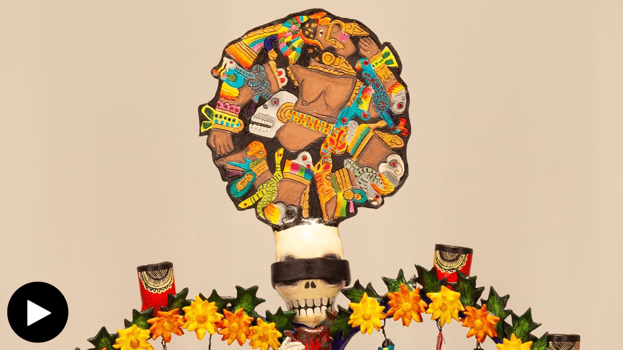 detail of top of El Arbol
