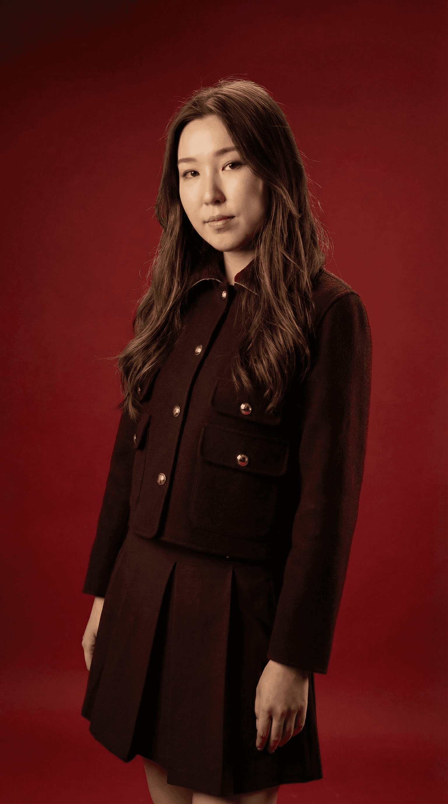 Portrait of portfolio creator – front view