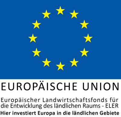 Logo des Europäischen Landwirtschaftsfonds für die Entwicklung des ländlichen Raums.