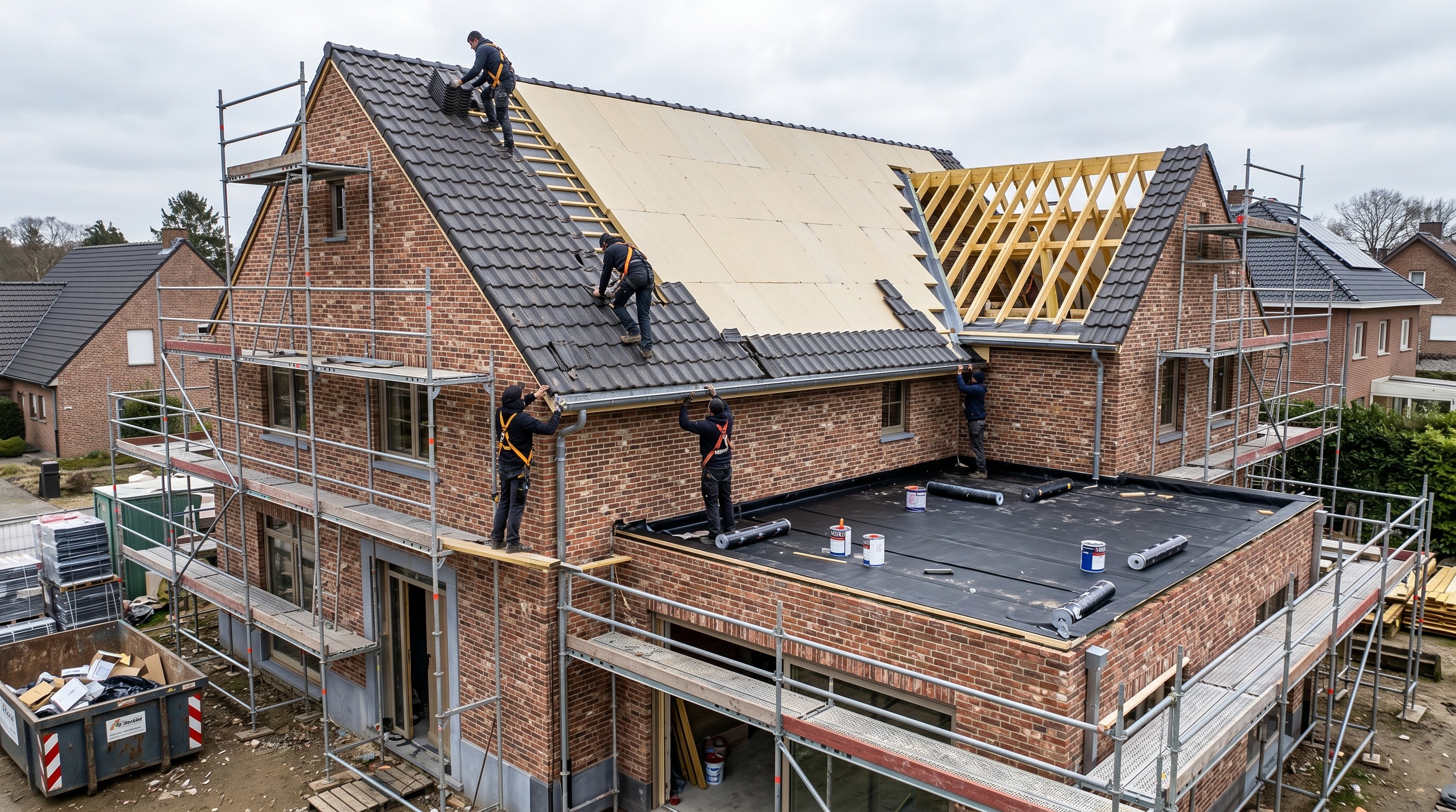 Travaux de rénovatio toiture à Rixensart