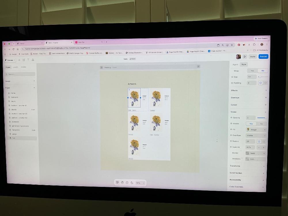 Visually searched image
