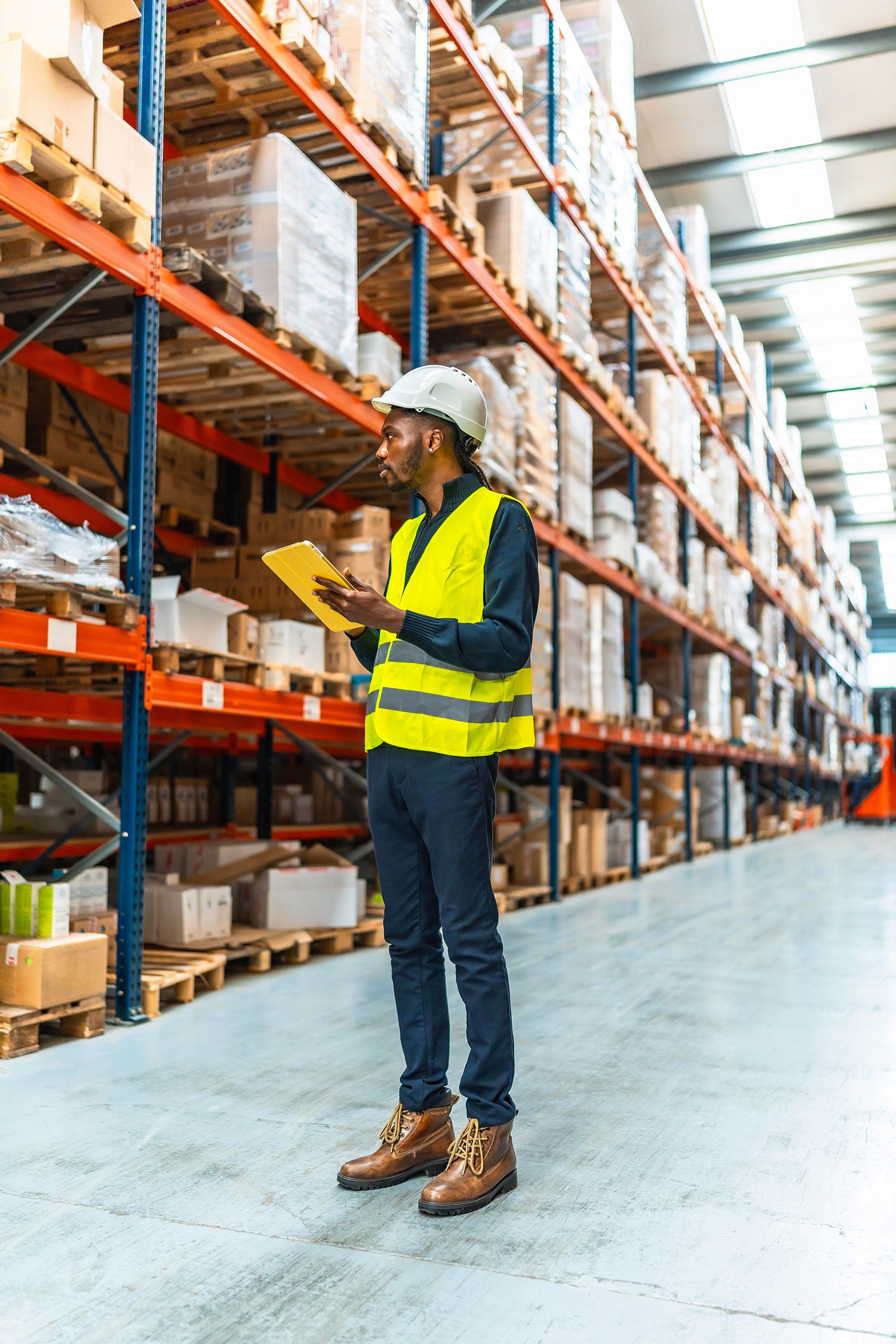 Manufacturing worker on the floor