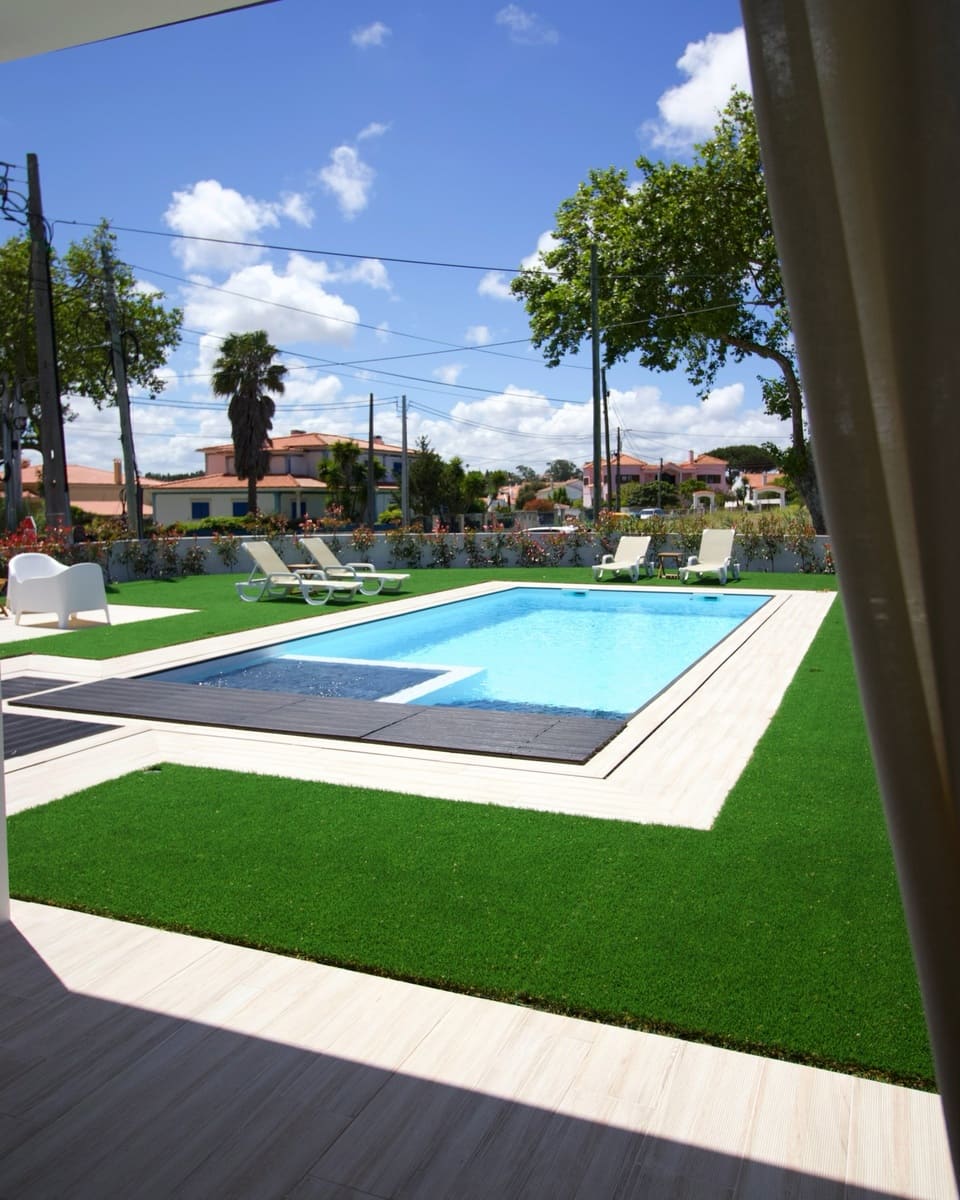 Swimming pool at a villa in Portugal