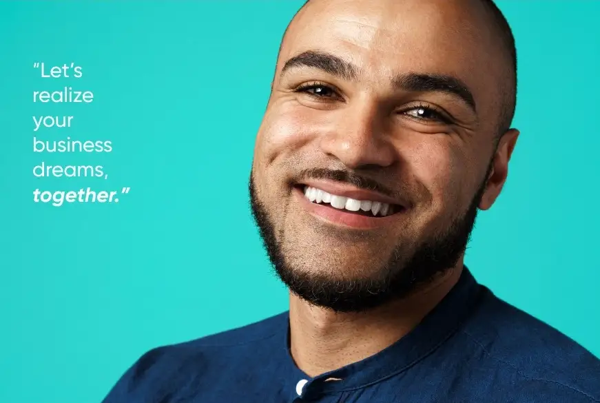 Graham Wilson, business coach, portrait with his quote overlaid, one of the two SKOOL user personas