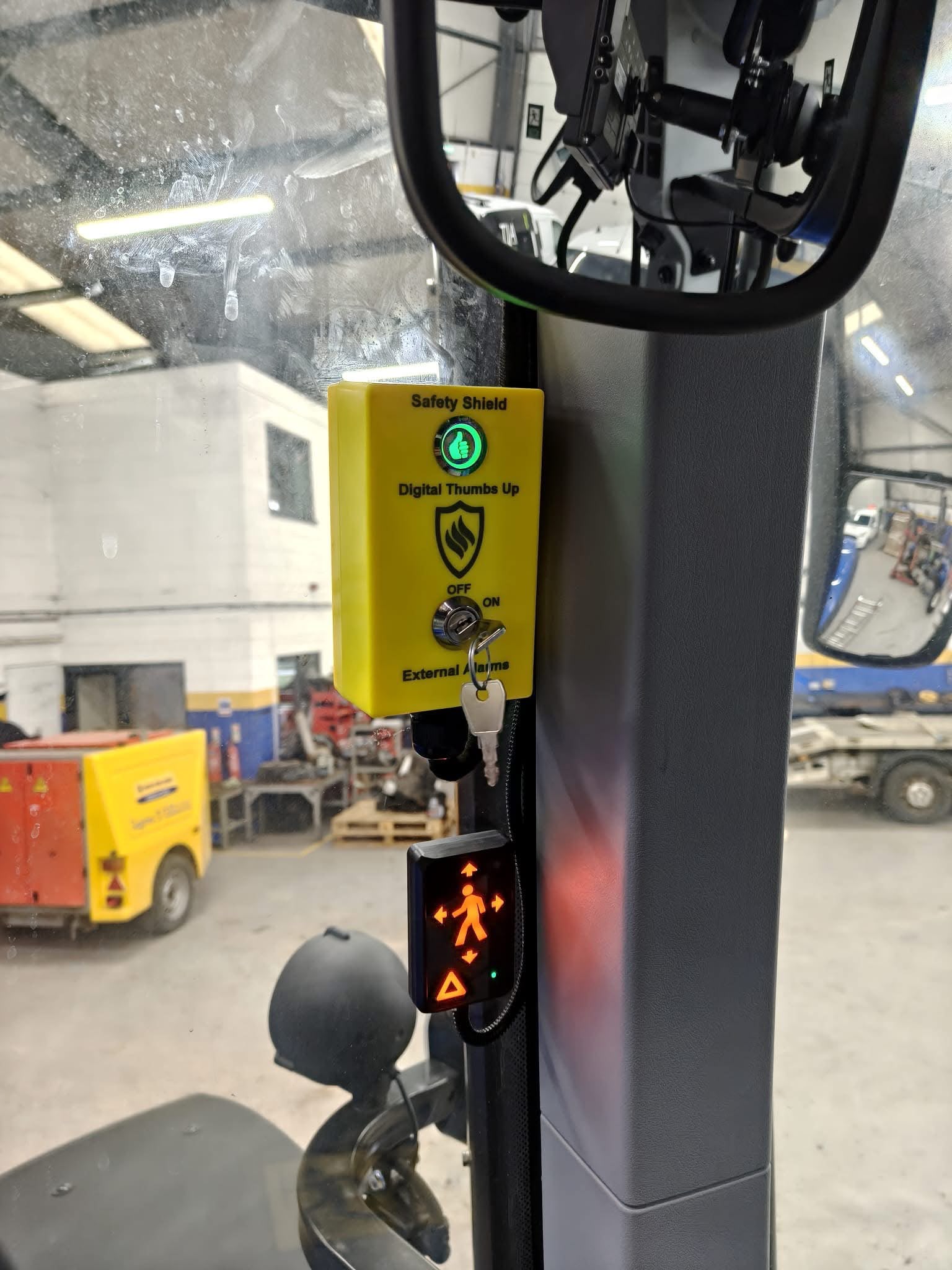 Commercial vehicle safety installation