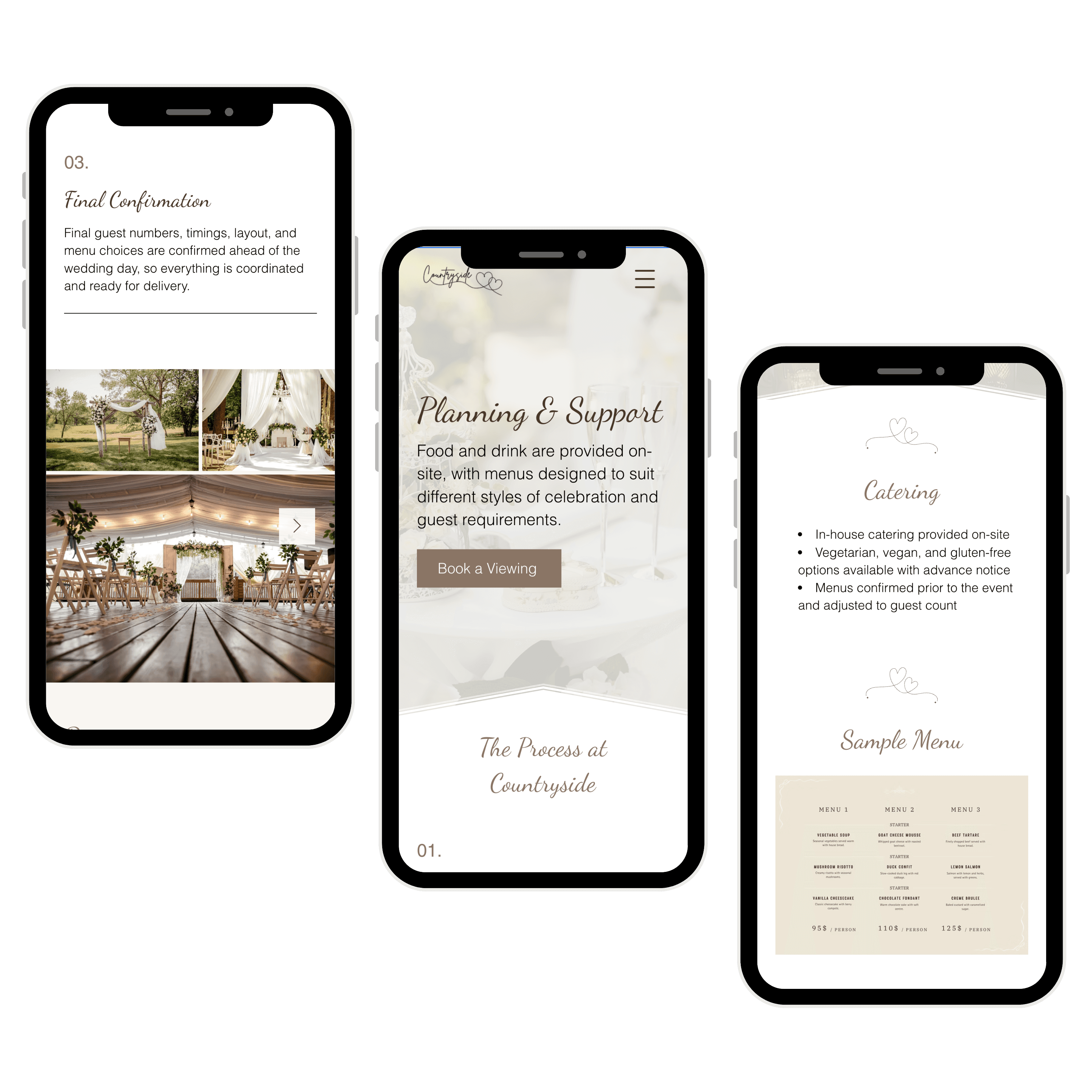 Mobile mockups