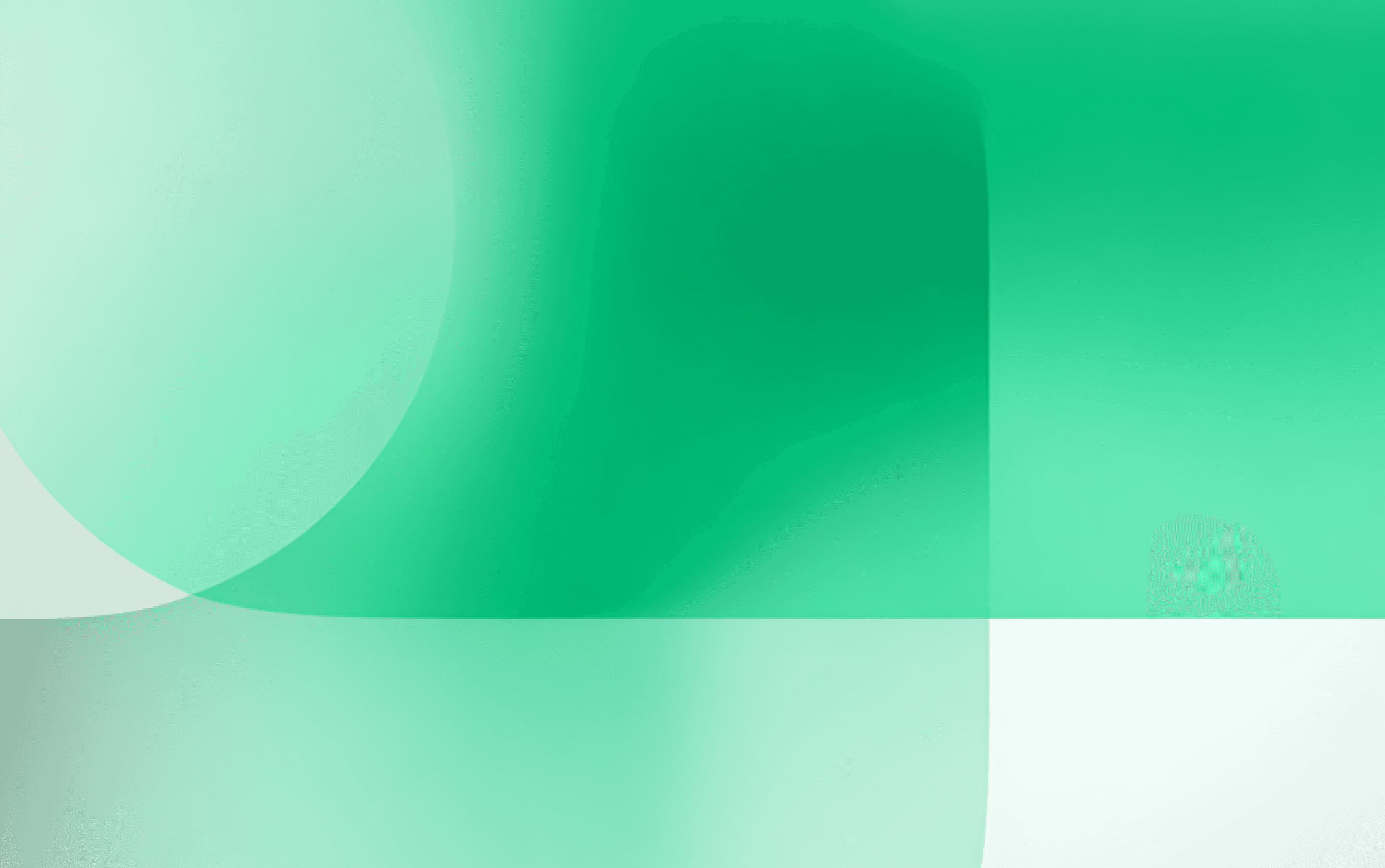 Green bubble visual background