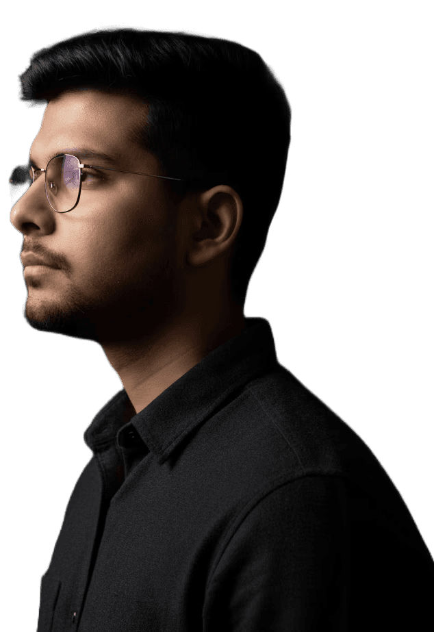 Portrait of Biswas Choudhury, brand and visual designer
