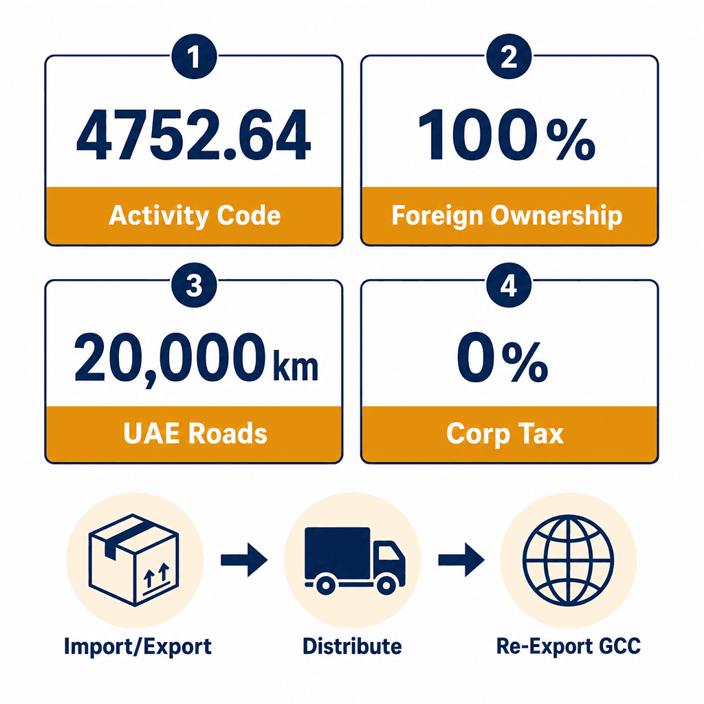 Infographic: How to Get a Traffic Signs & Requisites Trading License in Dubai
