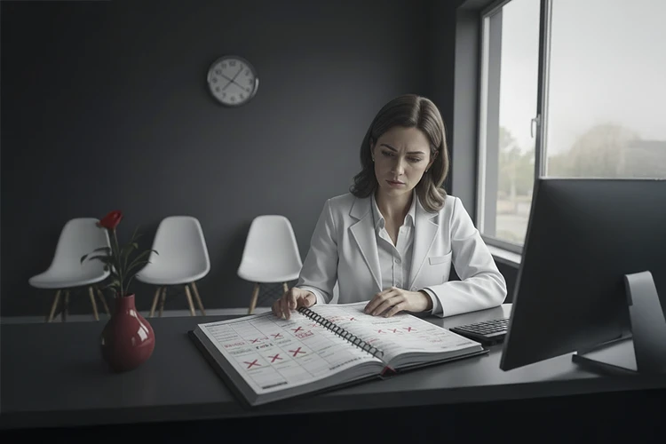 profissional-com-agenda-vazia