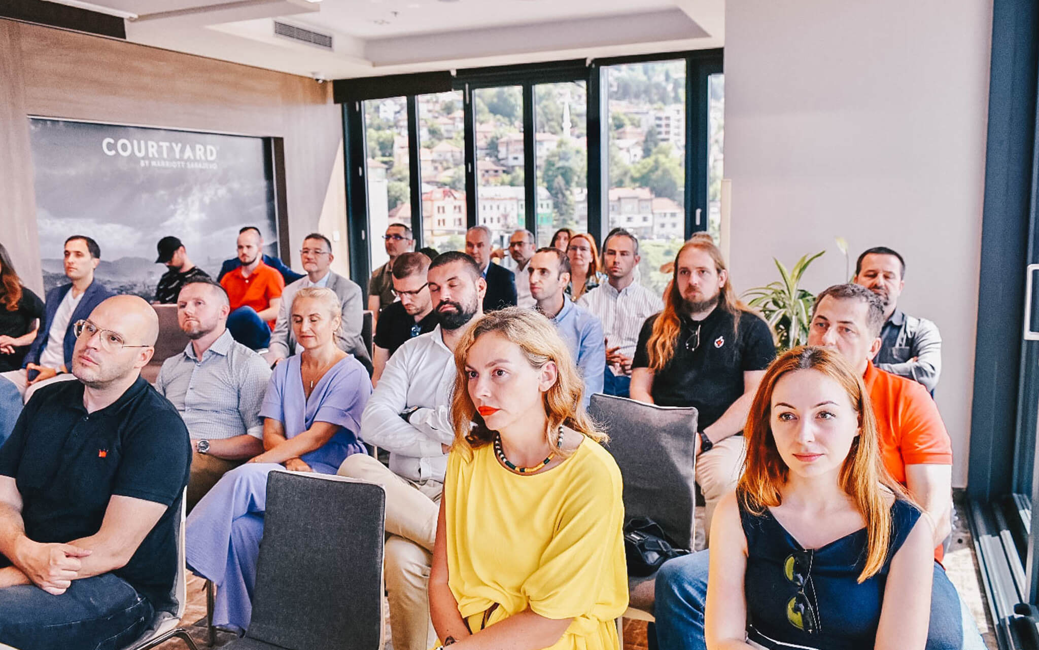 Bit Alliance Brunch in Sarajevo with IT leaders and government representatives