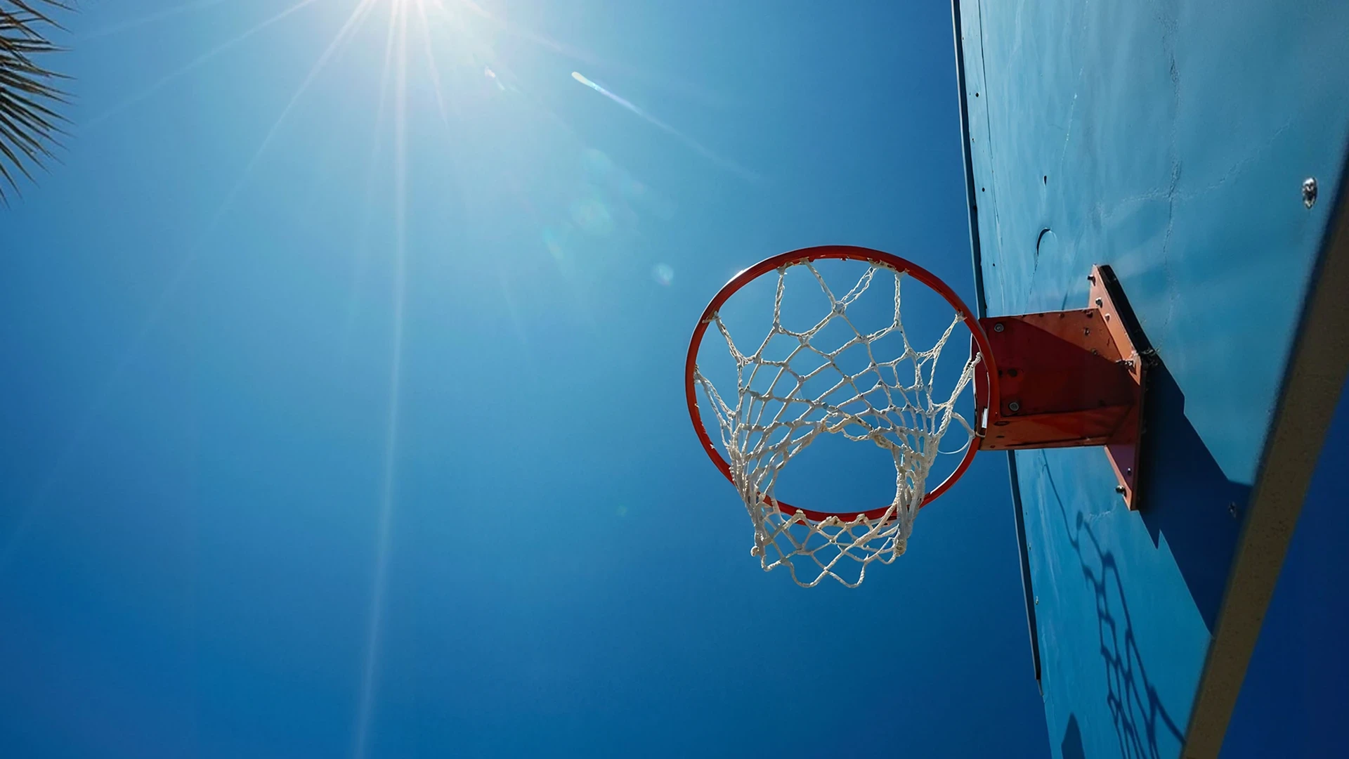 Basketball Hoop Sky View