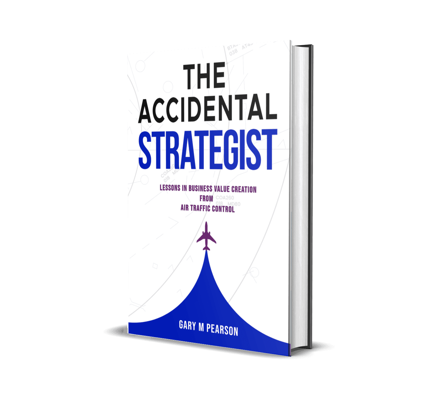 The front cover of the book, the accidental strategist.