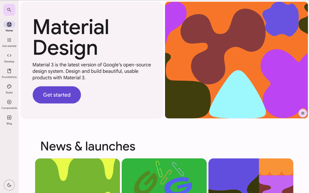 Material design system