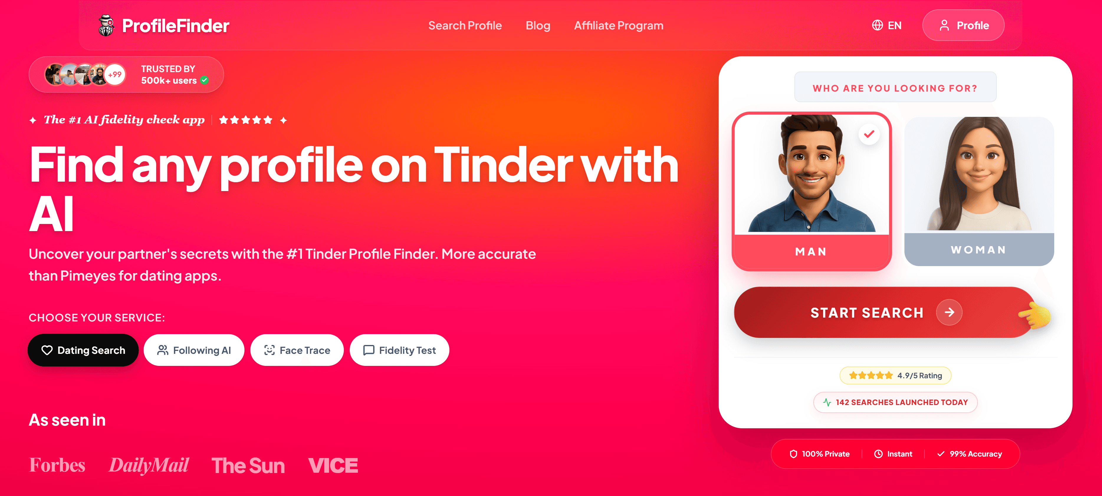 Profilefinder ai