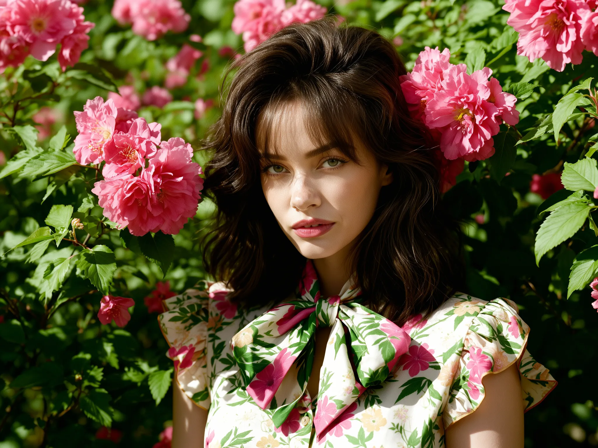 Women On Neon Background