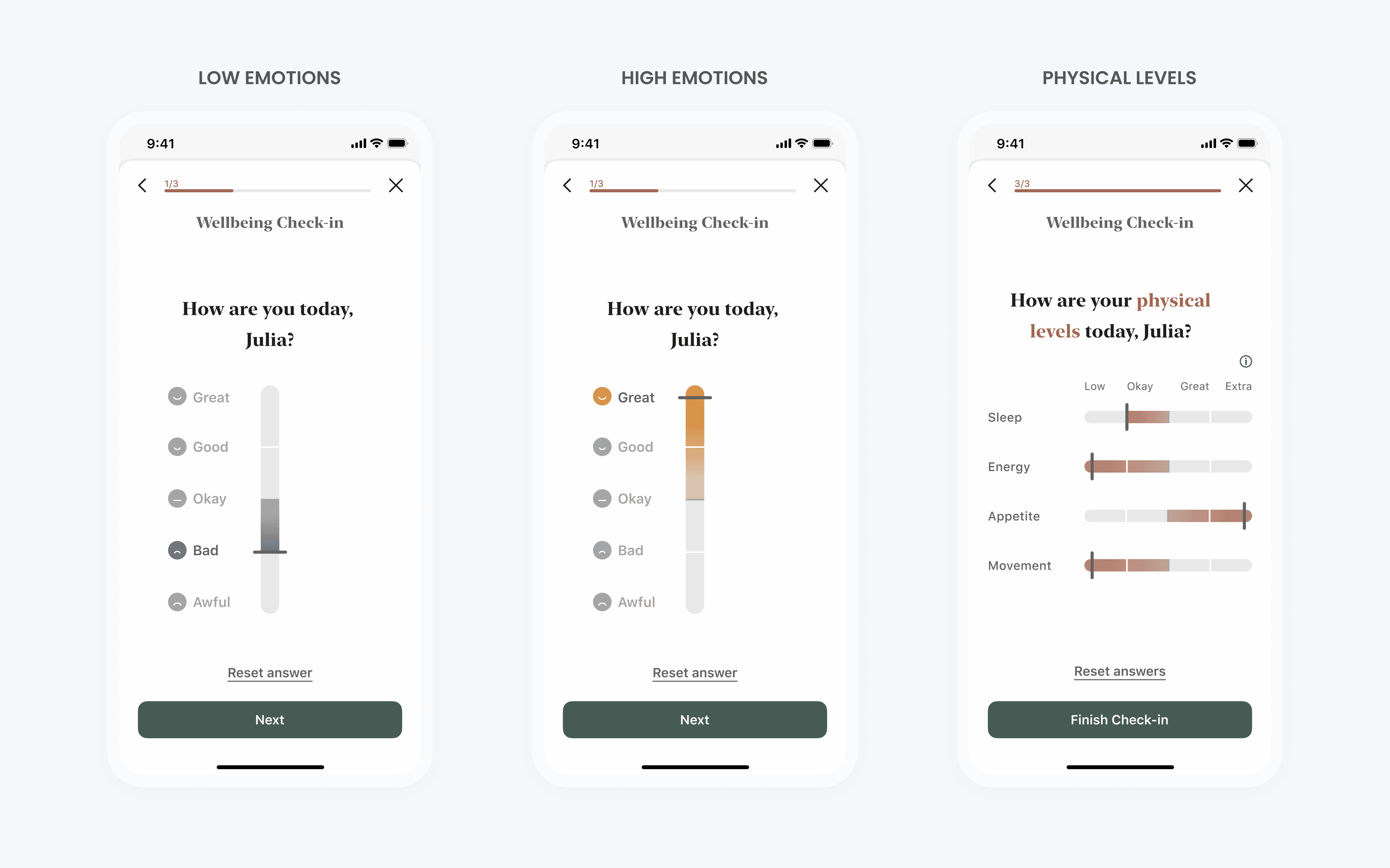 Overview of the original Mental Power onboarding flow, showing four key steps: the first onboarding screen with a text-heavy introduction, a login-focused sign-up screen, a complex routine creation flow with multiple inputs, and a paywall with unclear messaging and pricing presentation.