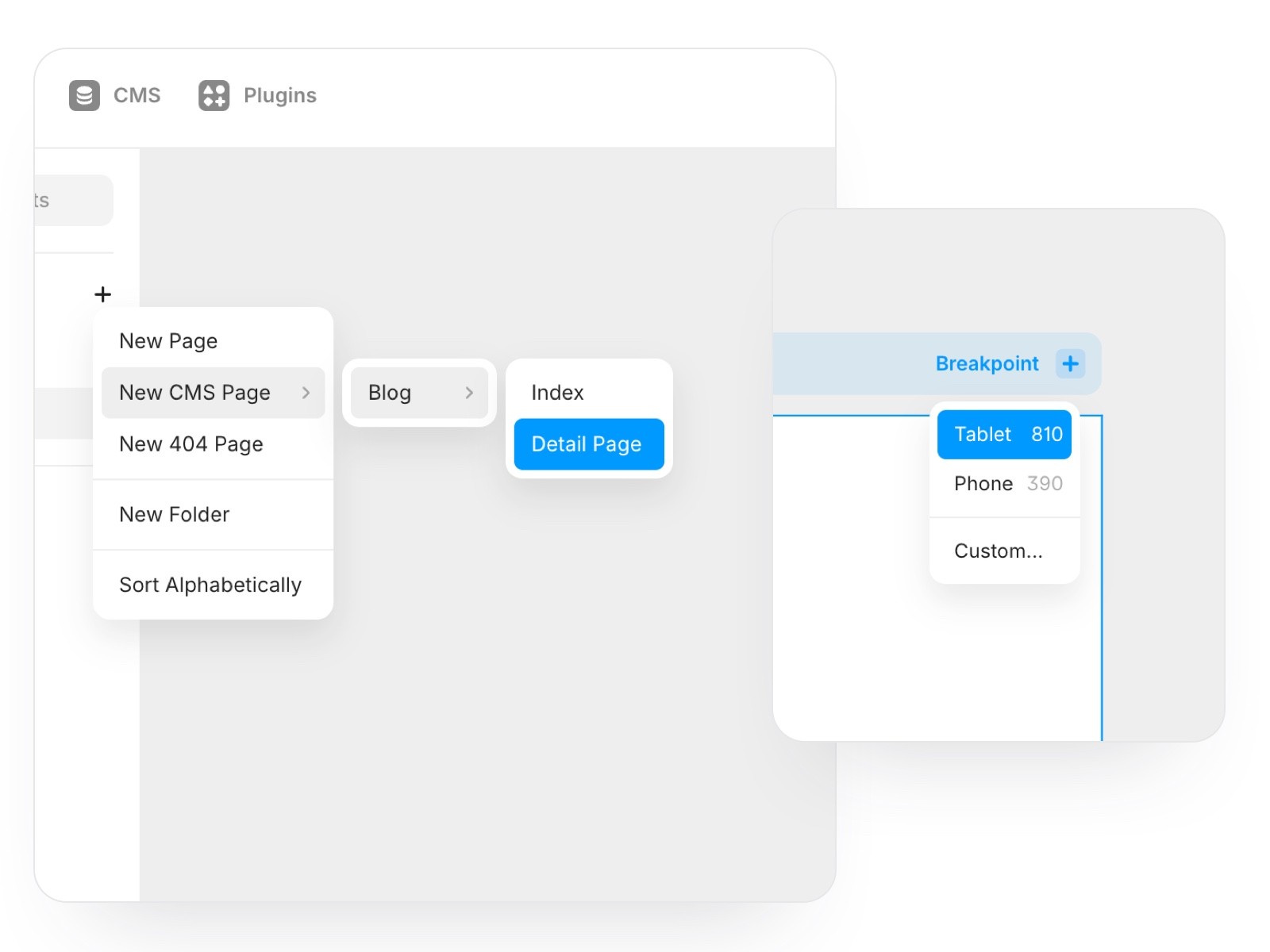 How do I create CMS collections in my Framer project?