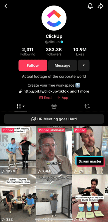 Marketing Spotlight: ClickUp Marketing Strategy Top-Performing Content