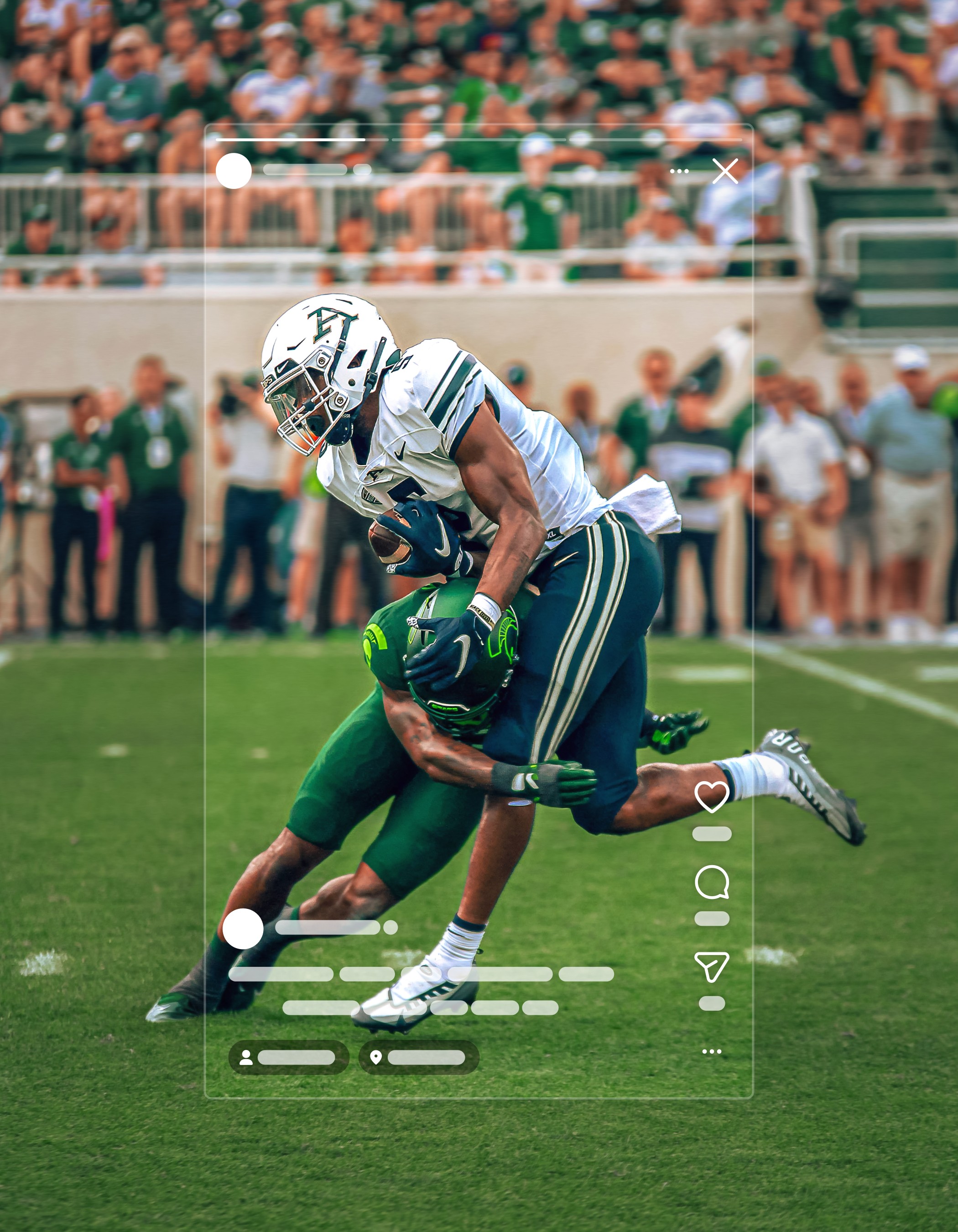 Real-time social media content editing platform NBA NFL sports team brand identity system design NBA NFL MLB PGA sport teams sport social SLATE 10-day brand sprints 