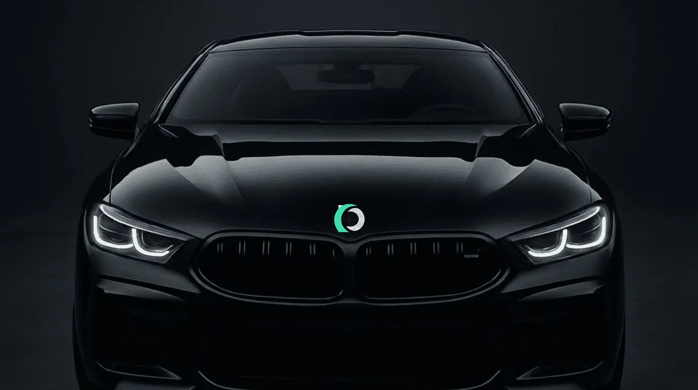 High-rise office building with sustainable design features