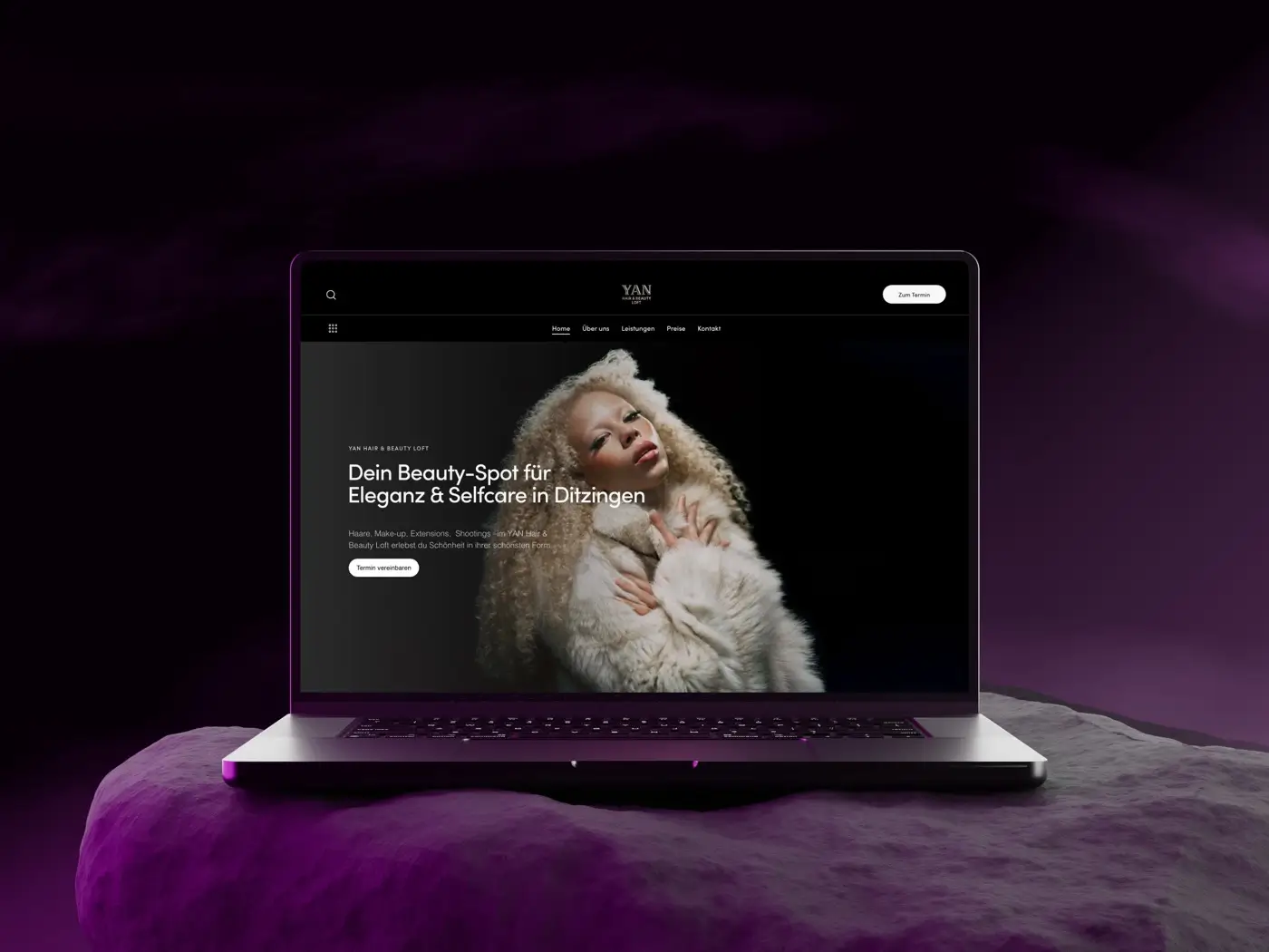 Responsive Website für Friseur in Ditzingen bei Stuttgart