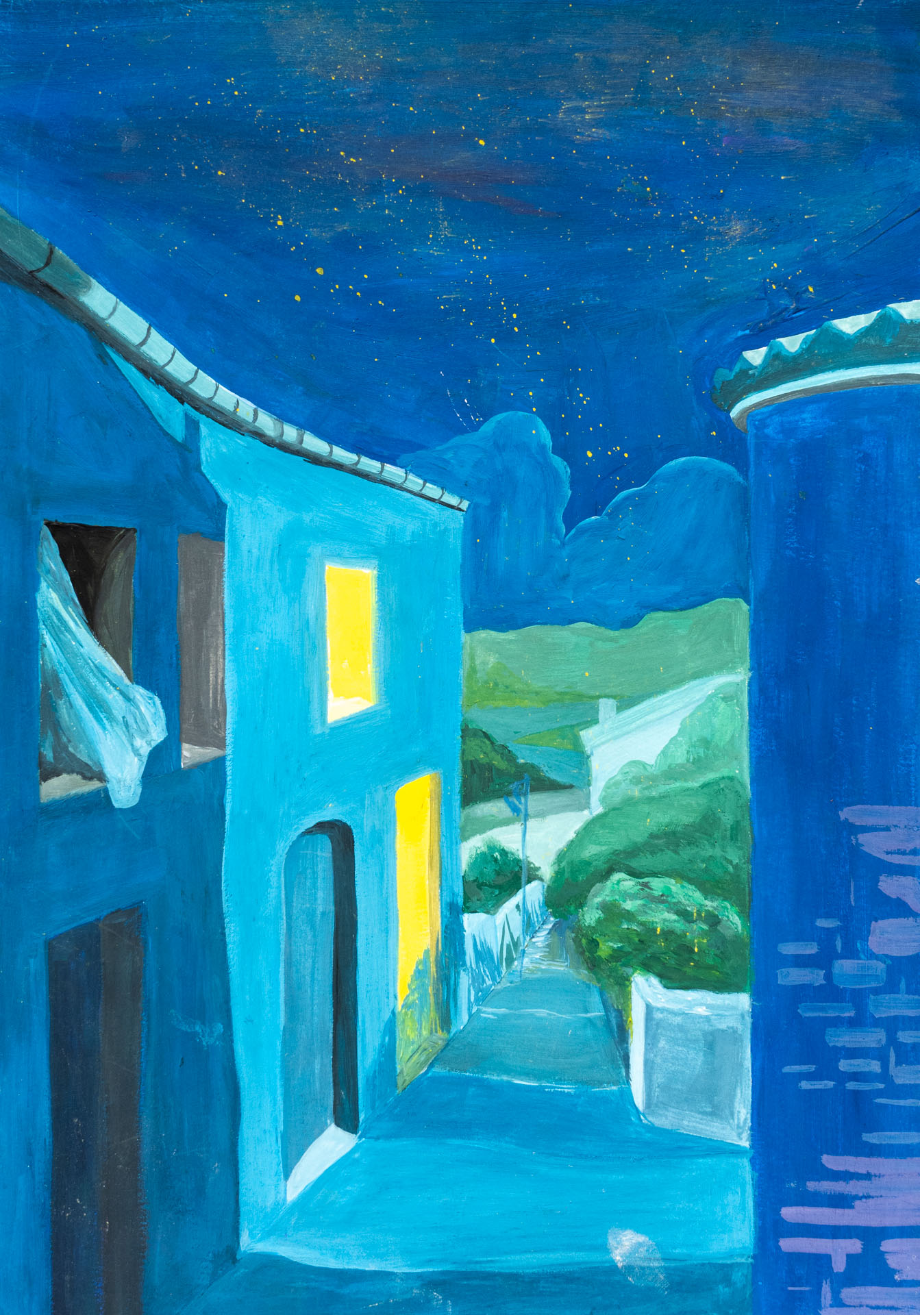 day and night illustration