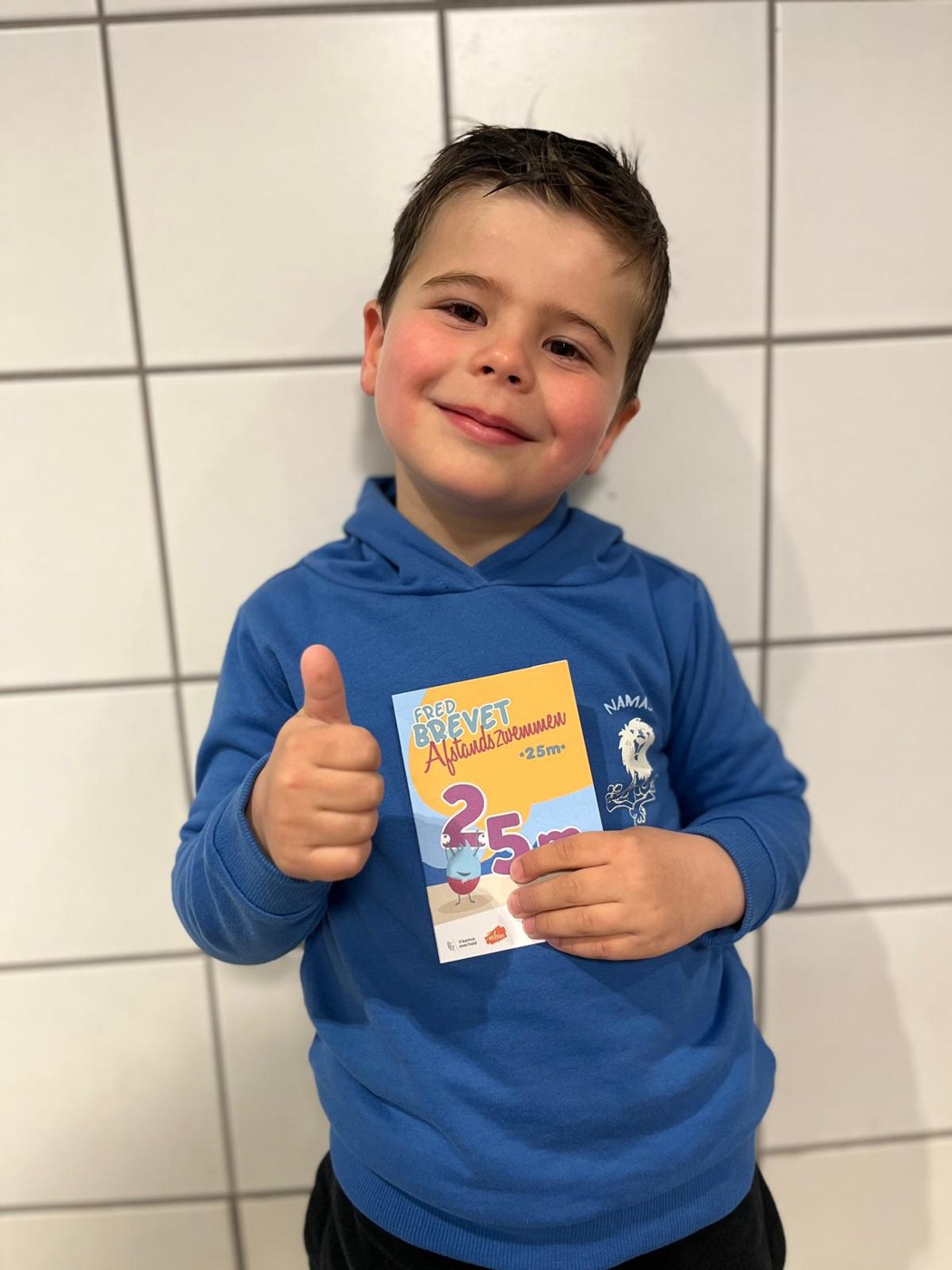 Leerling met behaald brevet