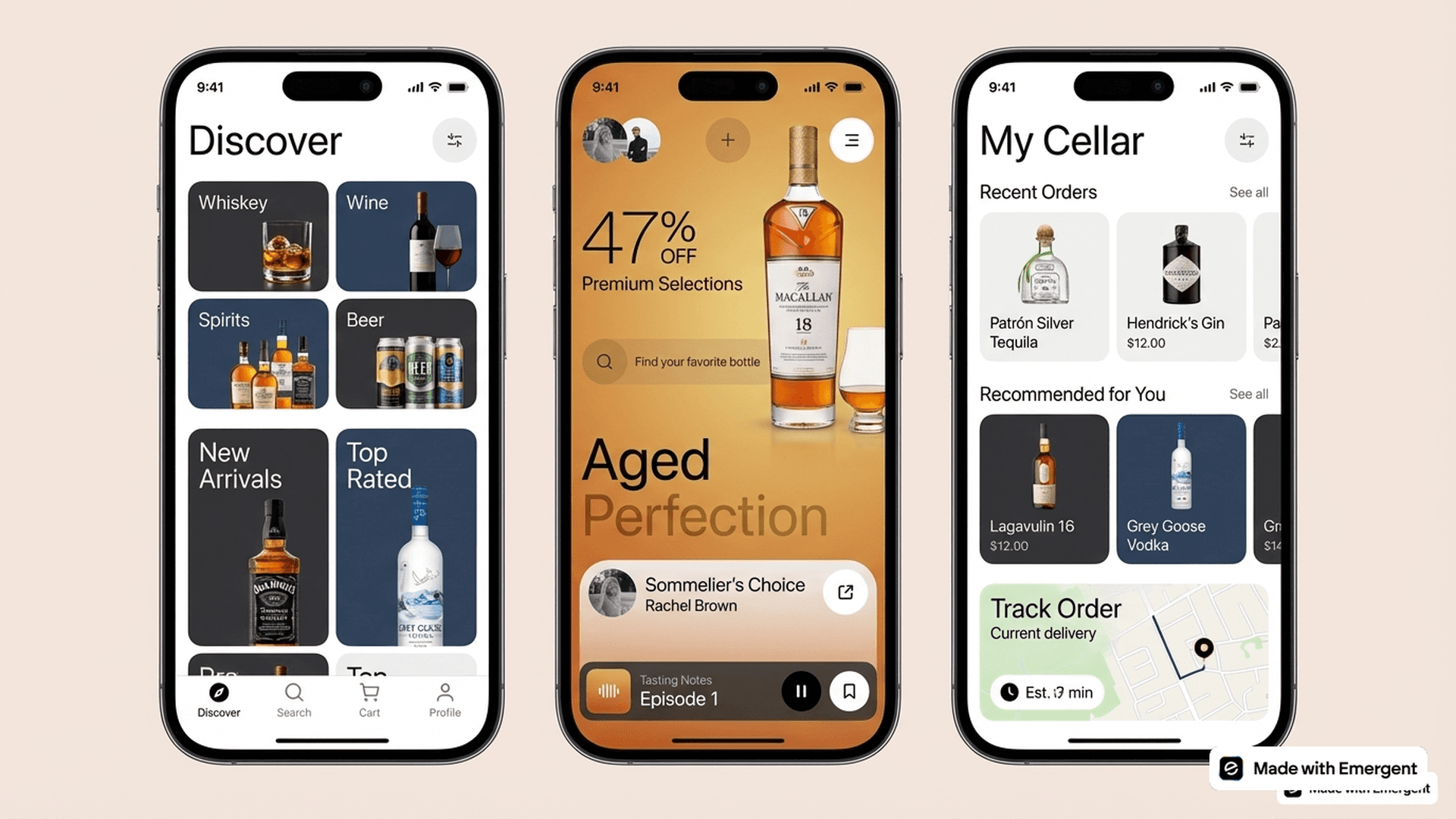 Liquor Delivery App Made with Emergent