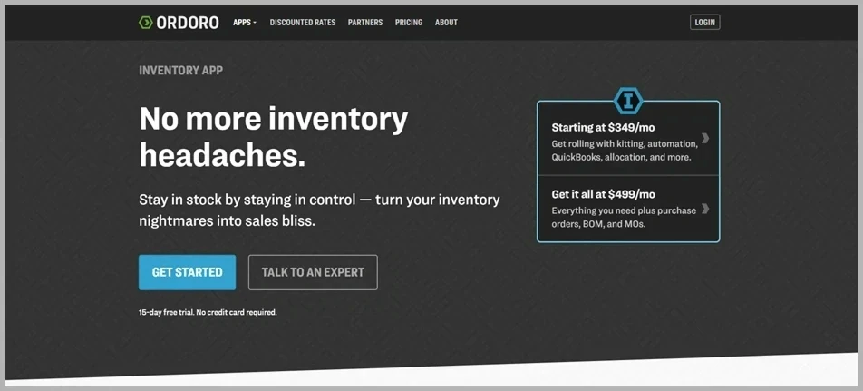 Ordoro inventory management tool homepage @@ Ordoro inventory management tool homepage