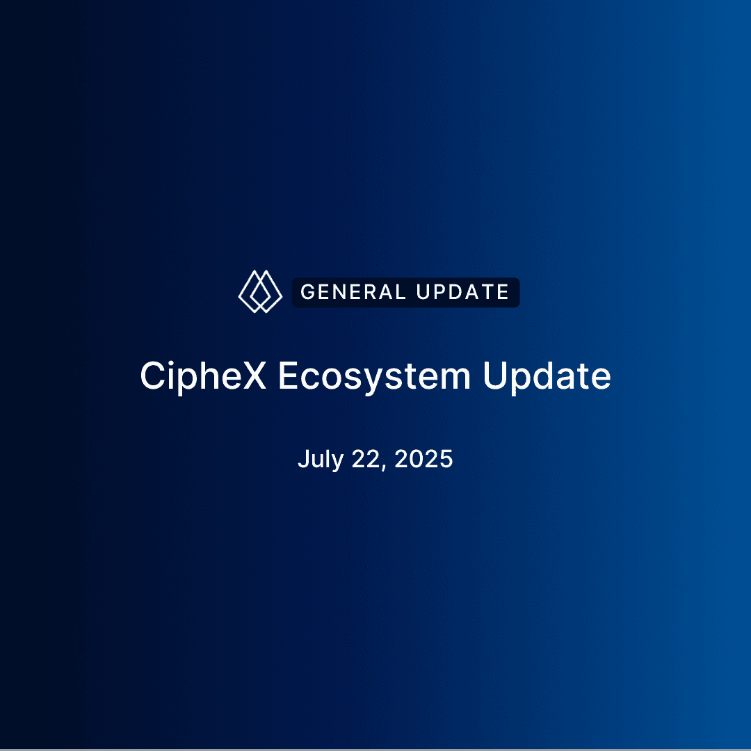 CipheX Ecosystem Update